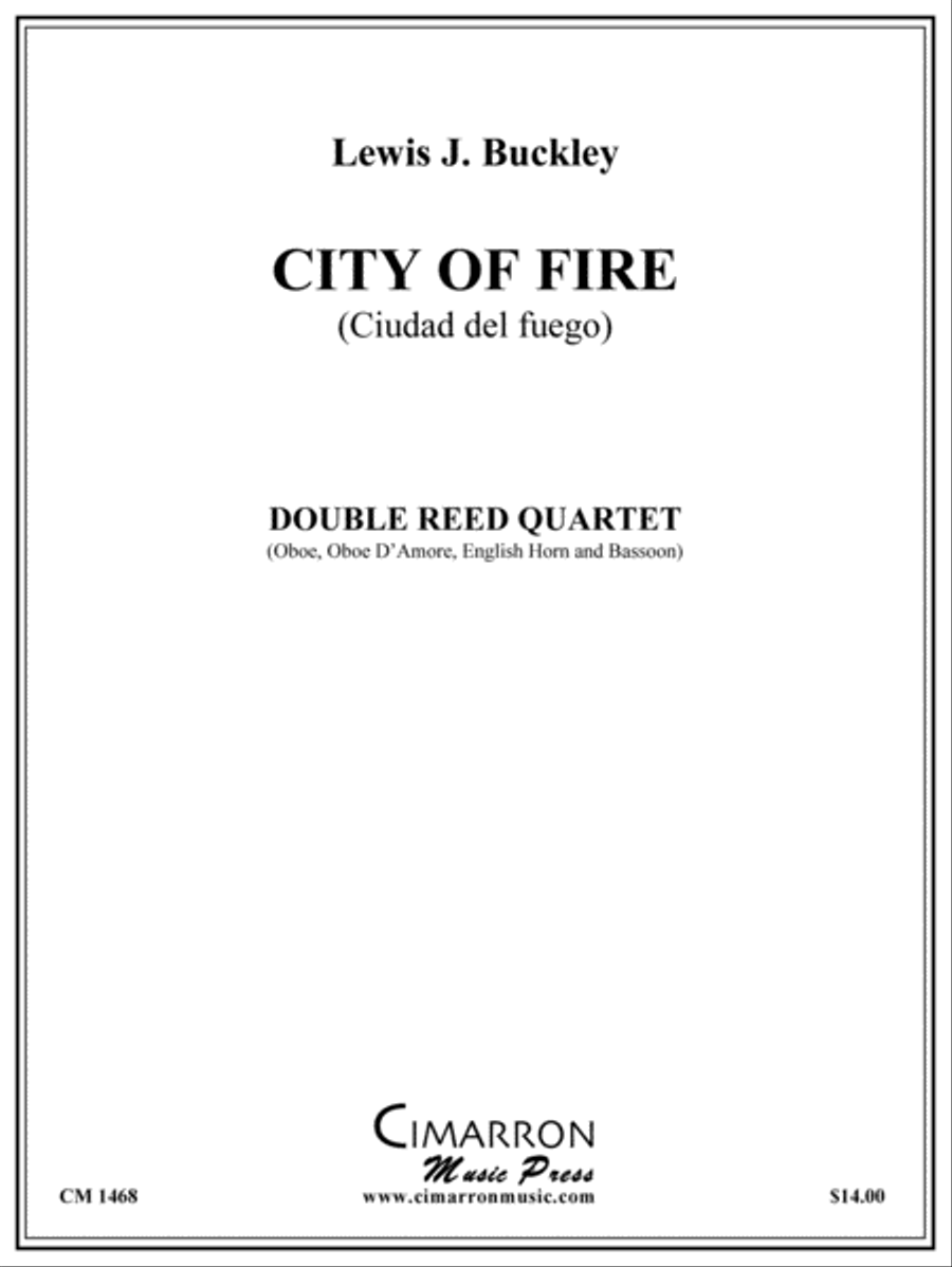 City of Fire (Ciudad del fuego) English Horn scores gallery preview page 1