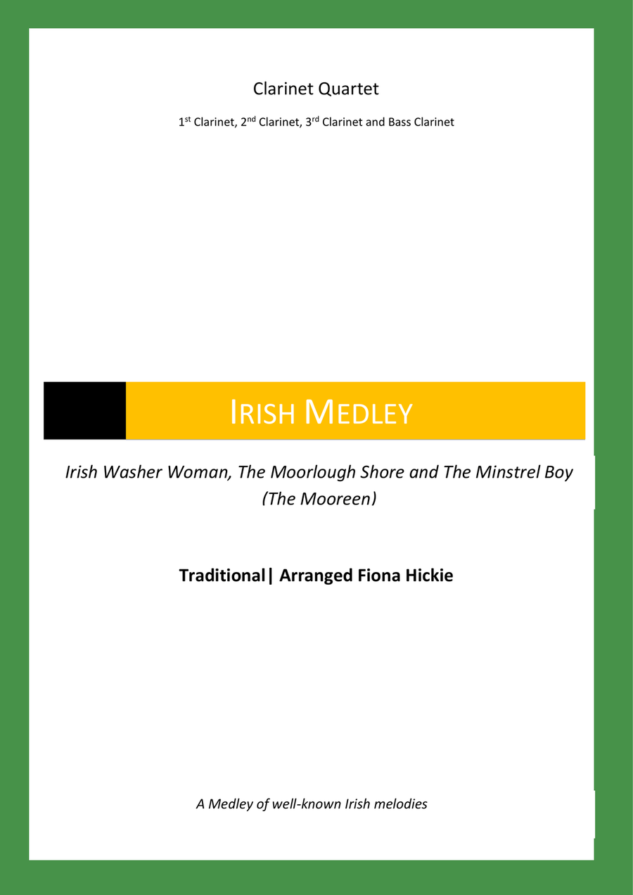 Irish Medley Clarinet Quartet scores gallery preview page 1