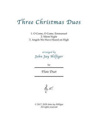 Three Christmas Duos for Flutes