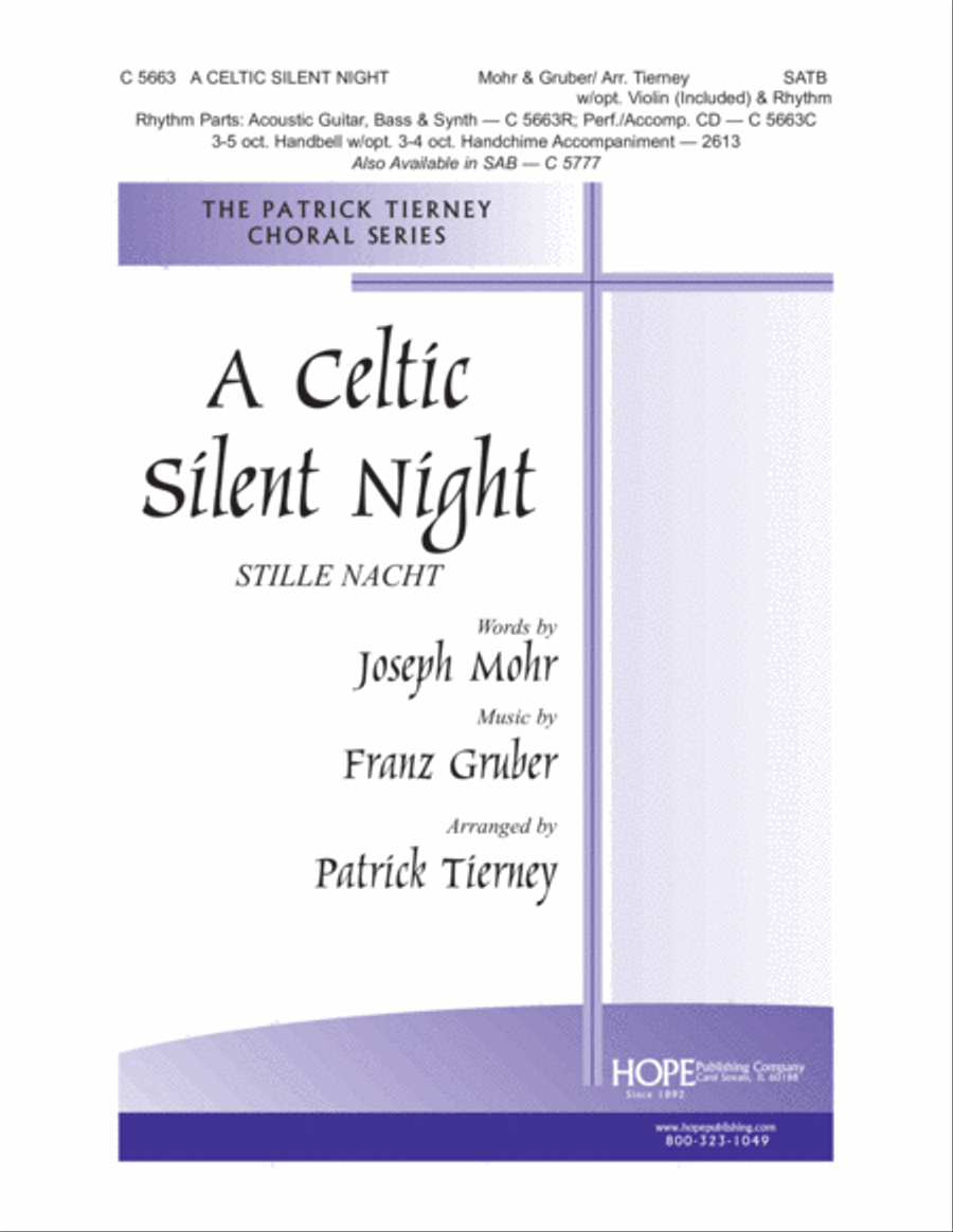 A Celtic Silent Night 4-Part scores gallery preview page 2