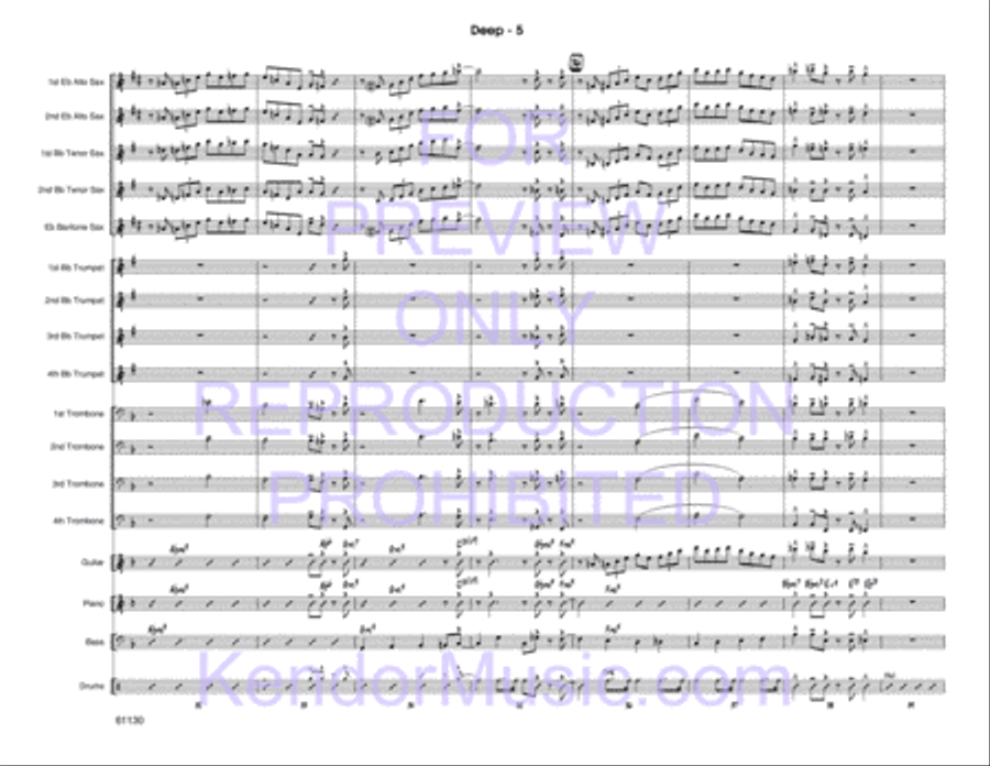 Deep Jazz Ensemble scores gallery preview page 6