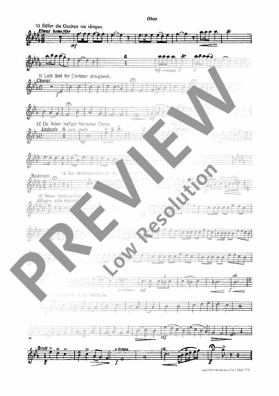 Ein Weihnachts-Liederkranz-Potpourri Concert Band scores gallery preview page 9