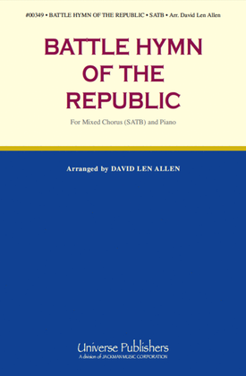 Book cover for Battle Hymn of the Republic - SATB