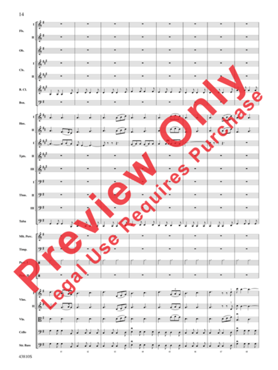 Rocky Broadway Full Orchestra scores gallery preview page 15