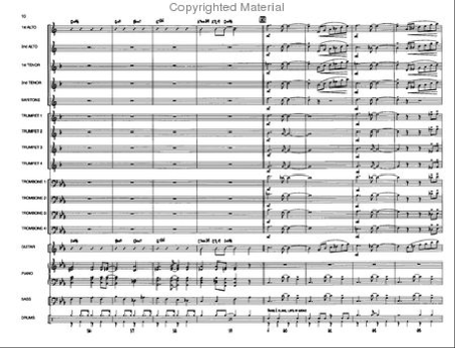 Eenie, Meenie, Minor Mode Jazz Ensemble scores gallery preview page 9