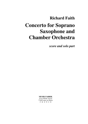 Concerto for Soprano Saxophone and Chamber Orchestra
