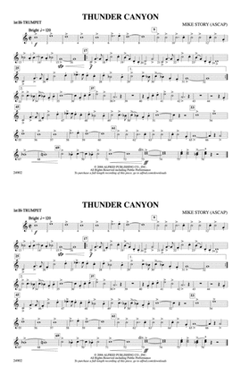 Thunder Canyon: 1st B-flat Trumpet