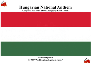 Book cover for Hungarian National Anthem for Wind Quintet (MFAO World National Anthem Series)