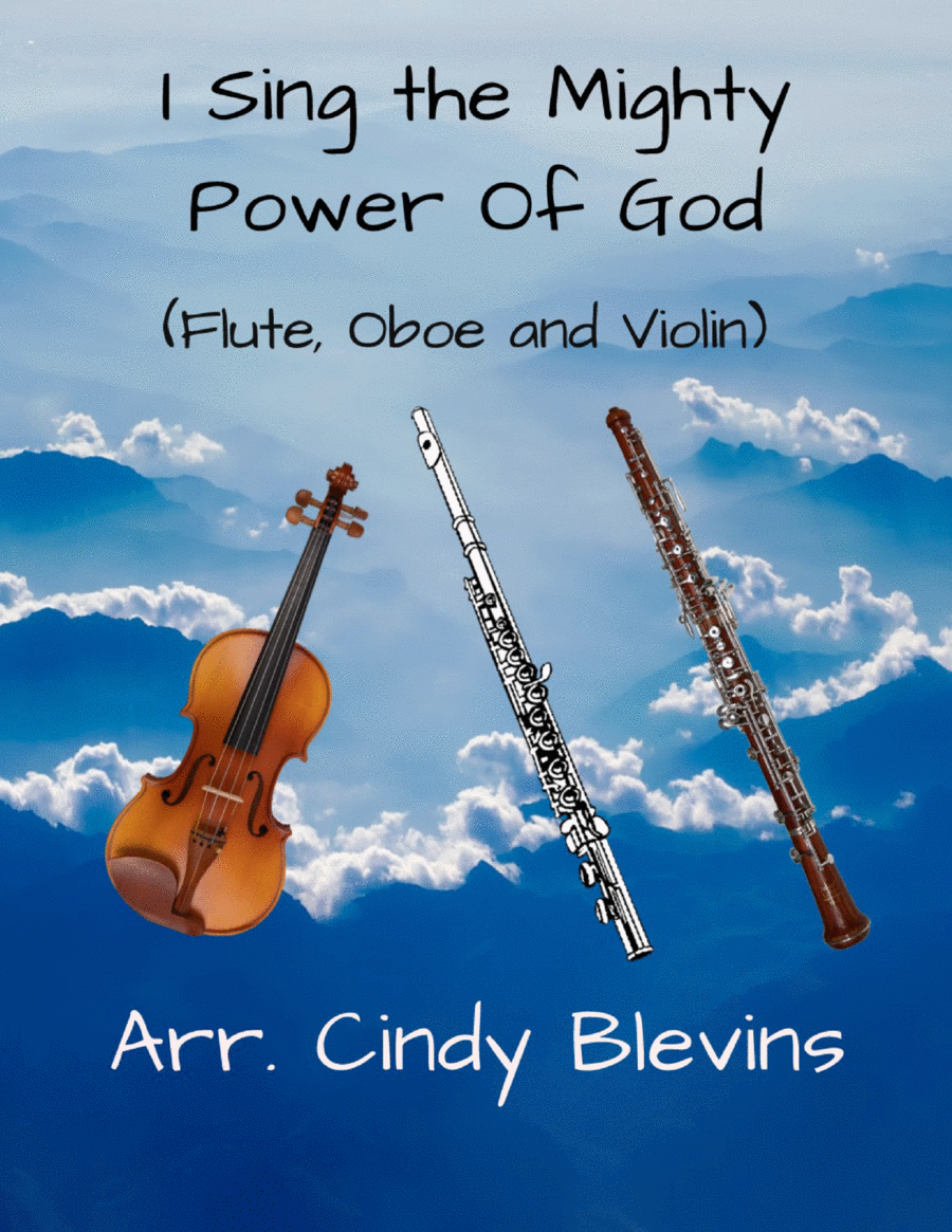 I Sing the Mighty Power Of God, for Flute, Oboe and Violin image number null