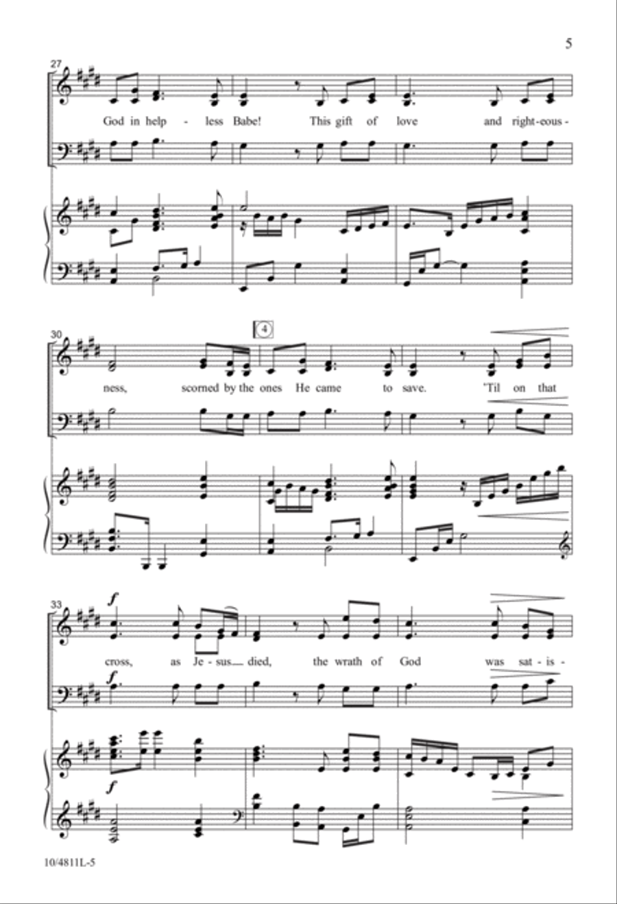 In Christ Alone 3-Part scores gallery preview page 5