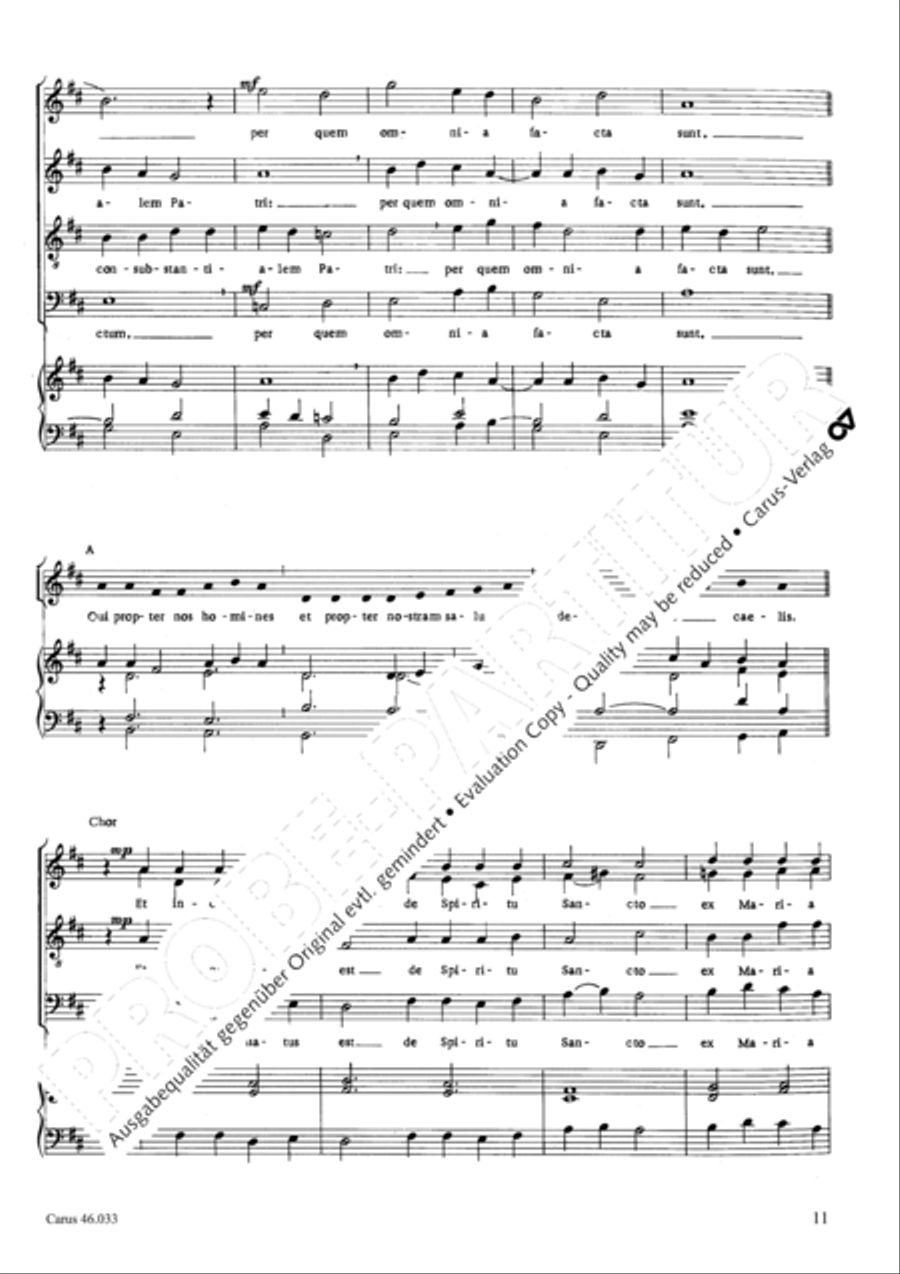 Missa Choralis zu GL 401-404 4-Part scores gallery preview page 12