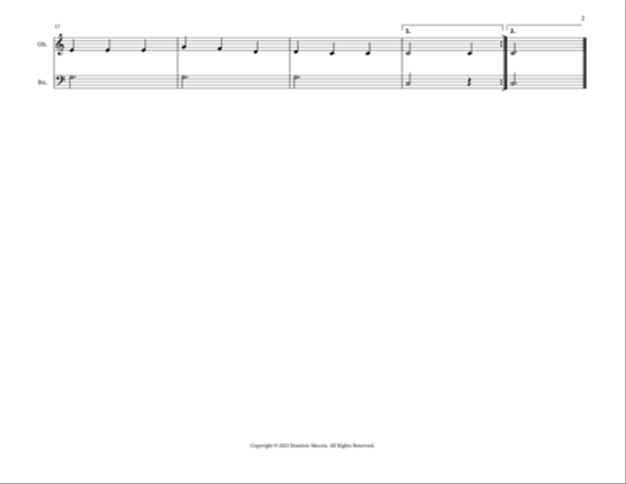 Sweet Betsy From Pike Woodwind Duet scores gallery preview page 2