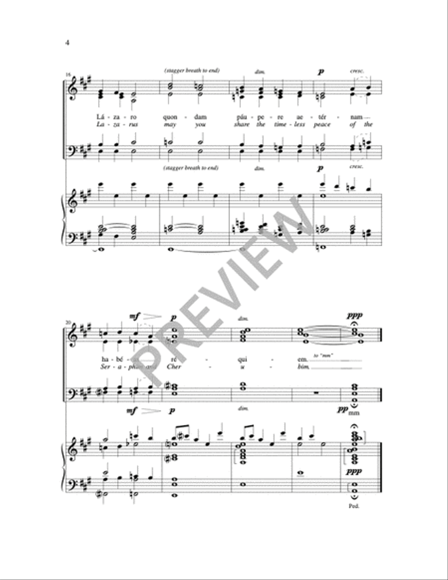 In Paradisum In Paradisum 4-Part scores gallery preview page 8