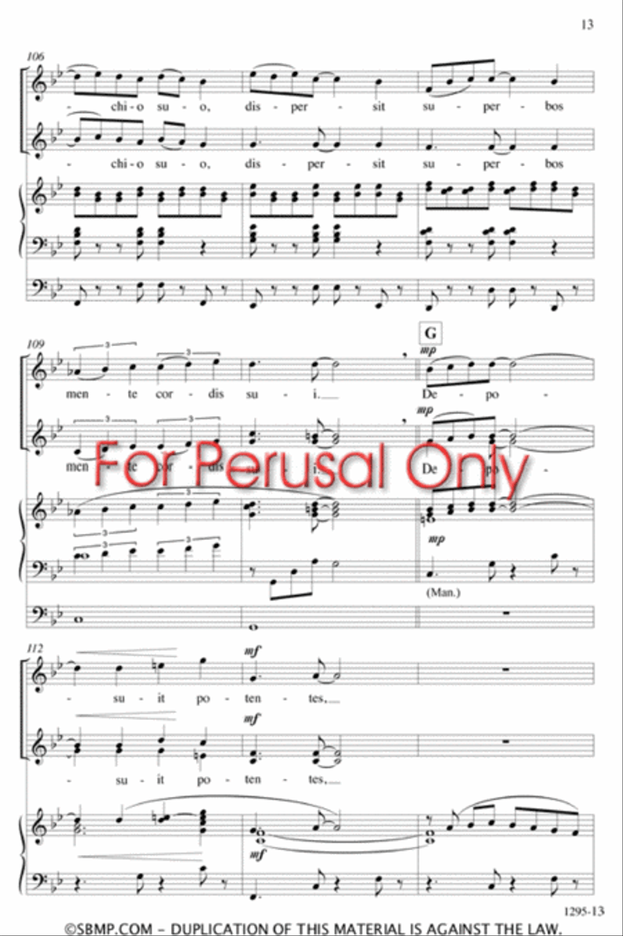 Fecit potentiam - SSAA Octavo SSAA scores gallery preview page 12