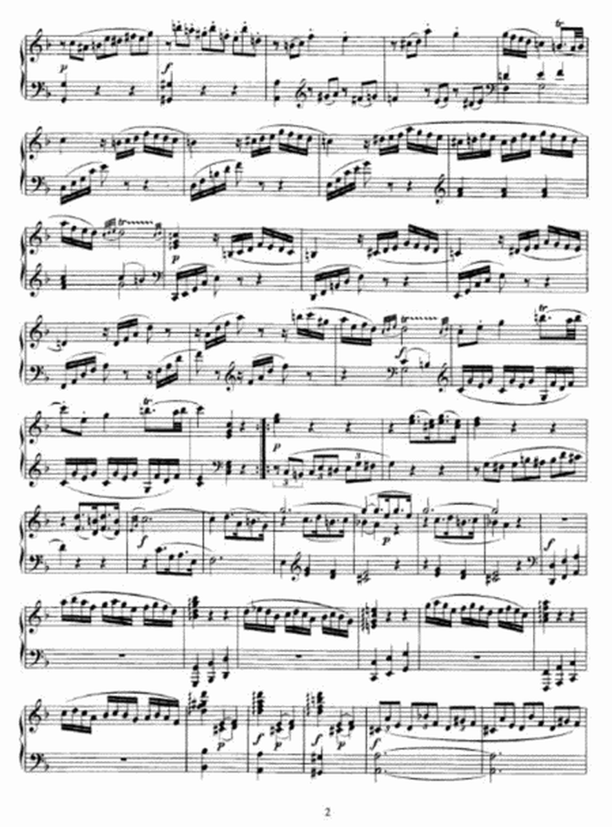 W. A. Mozart - Sonata No. 2 in F MAjor K. 280