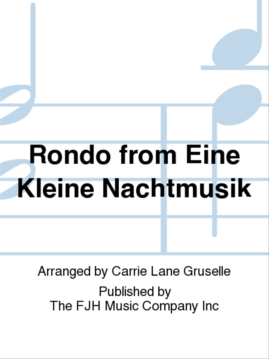 Rondo from Eine Kleine Nachtmusik String Orchestra scores gallery preview page 1