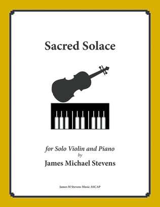 Book cover for Sacred Solace - Solo Violin