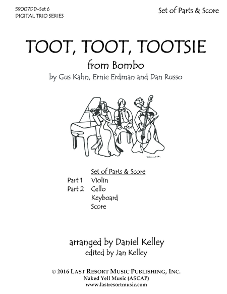 Toot, Toot, Tootsie for Piano Trio