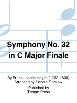 Symphony No. 32 in C: Finale, 4th movement Presto
