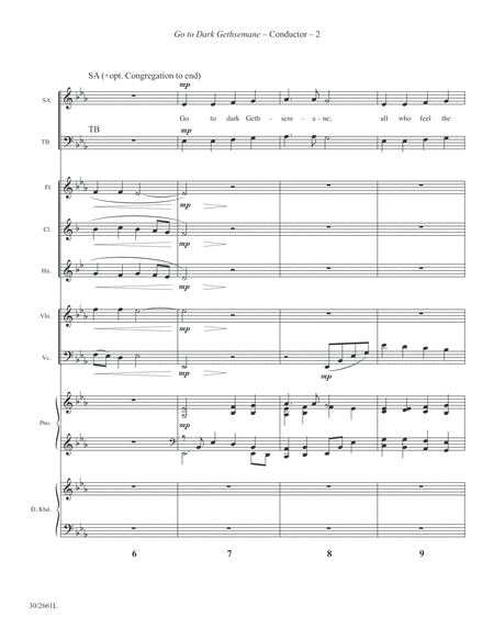 In Calvary's Shadow: A Tenebrae Service - Instrumental Score and Parts - Digital