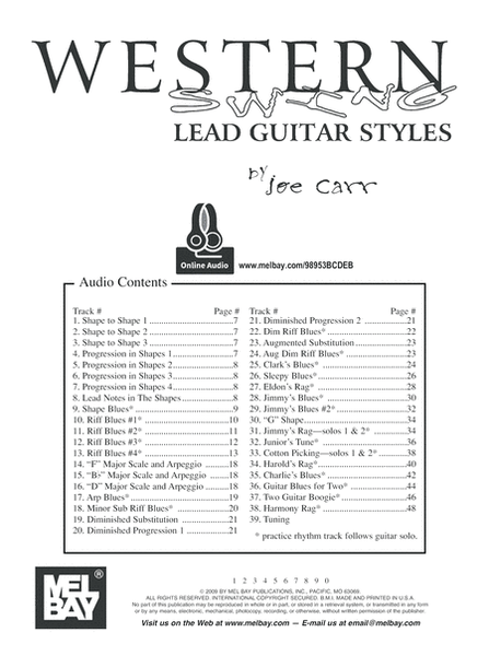Western Swing Lead Guitar Styles image number null