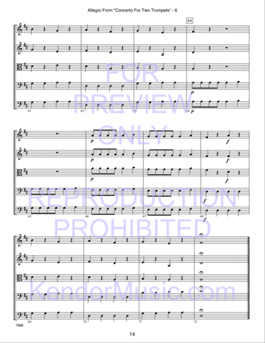 Kendor Concert Favorites, Volume 2 (Score) Score scores gallery preview page 19