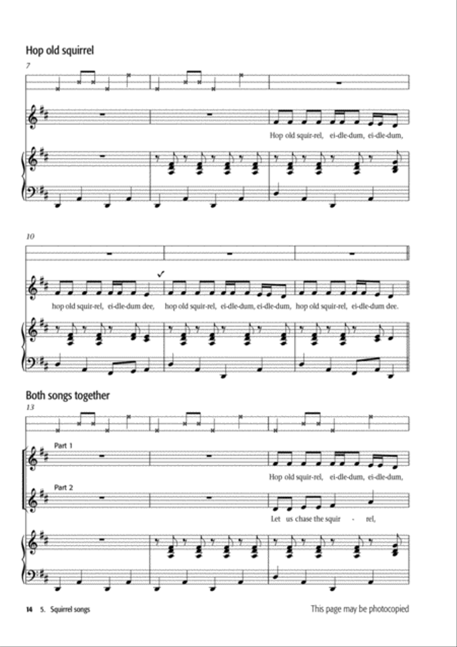 Young Voiceworks Unison Choir scores gallery preview page 23