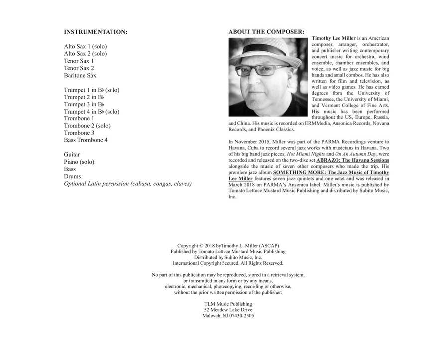 Shenandoah Jazz Ensemble scores gallery preview page 2