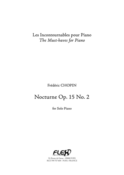 Nocturne Op. 15 No. 2 image number null