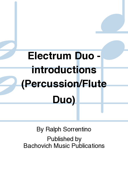 Electrum Duo - introductions (Percussion/Flute Duo)