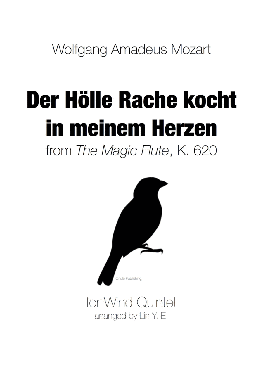 Mozart Operatic Tunes for Wind Quintet Woodwind Quintet scores gallery preview page 1