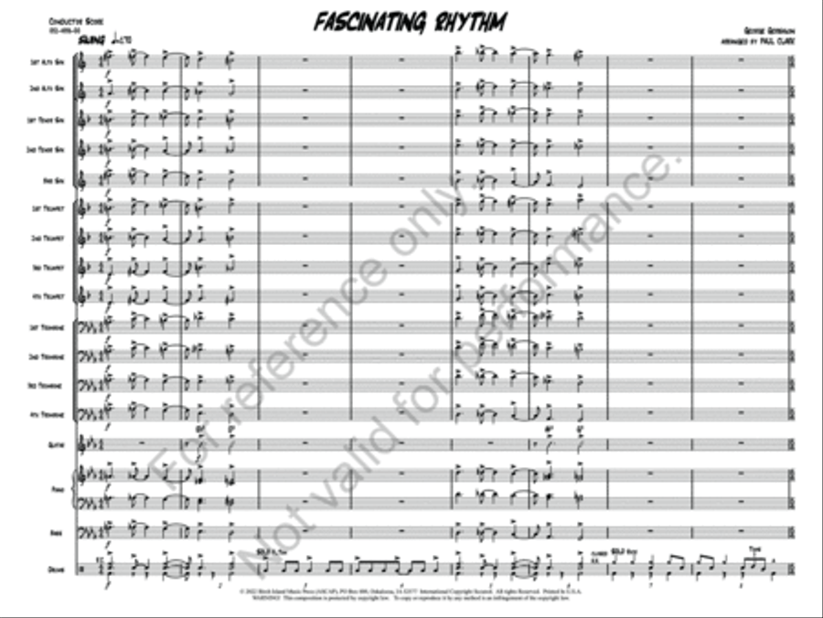 Fascinating Rhythm Jazz Ensemble scores gallery preview page 4