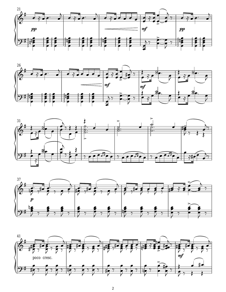 Marina's Aria From 'Boris Godunov' Voice Solo scores gallery preview page 2