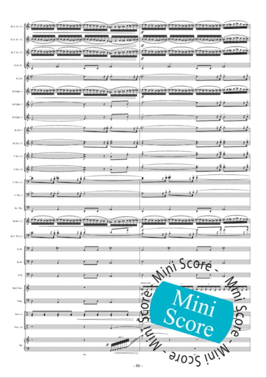 Migyur Fanfare Band scores gallery preview page 92