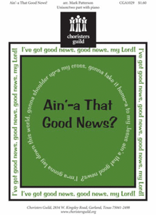Book cover for Ain'-a That Good News?