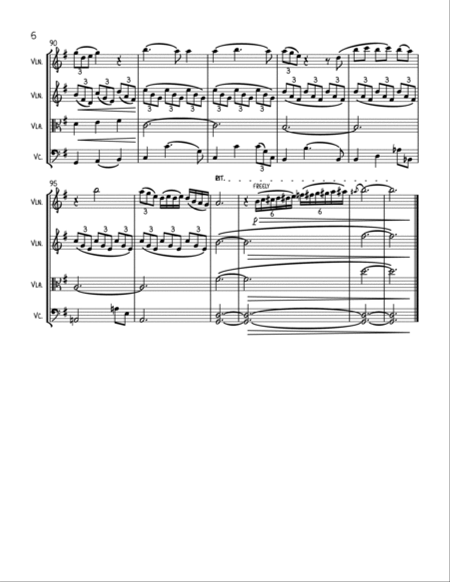 If I Ain't Got You String Quartet scores gallery preview page 6