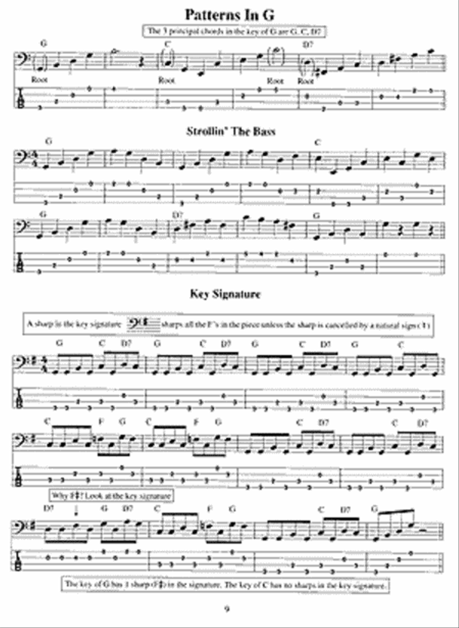 Easiest Electric Bass Book Bass Guitar scores gallery preview page 3