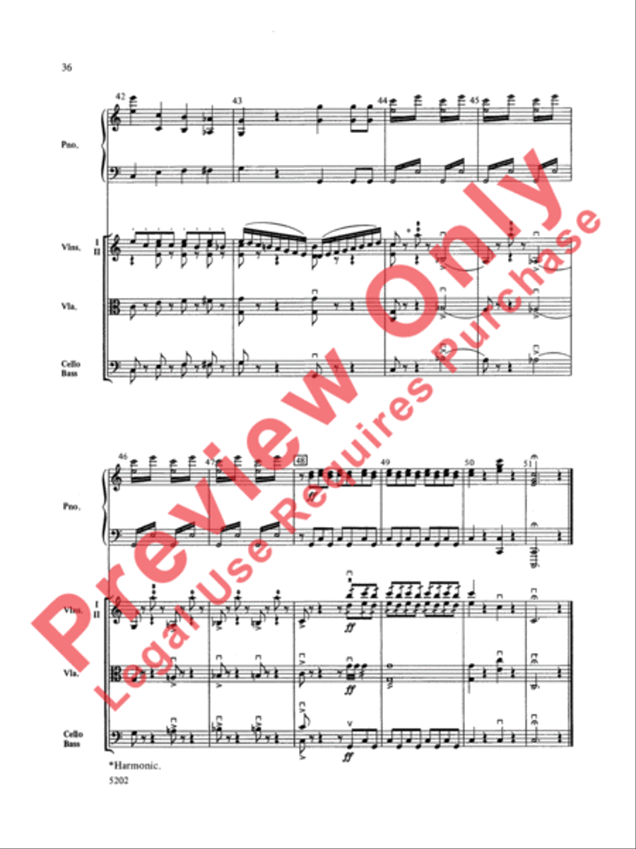 Carnival of the Animals Carnival of the Animals String Orchestra scores gallery preview page 37