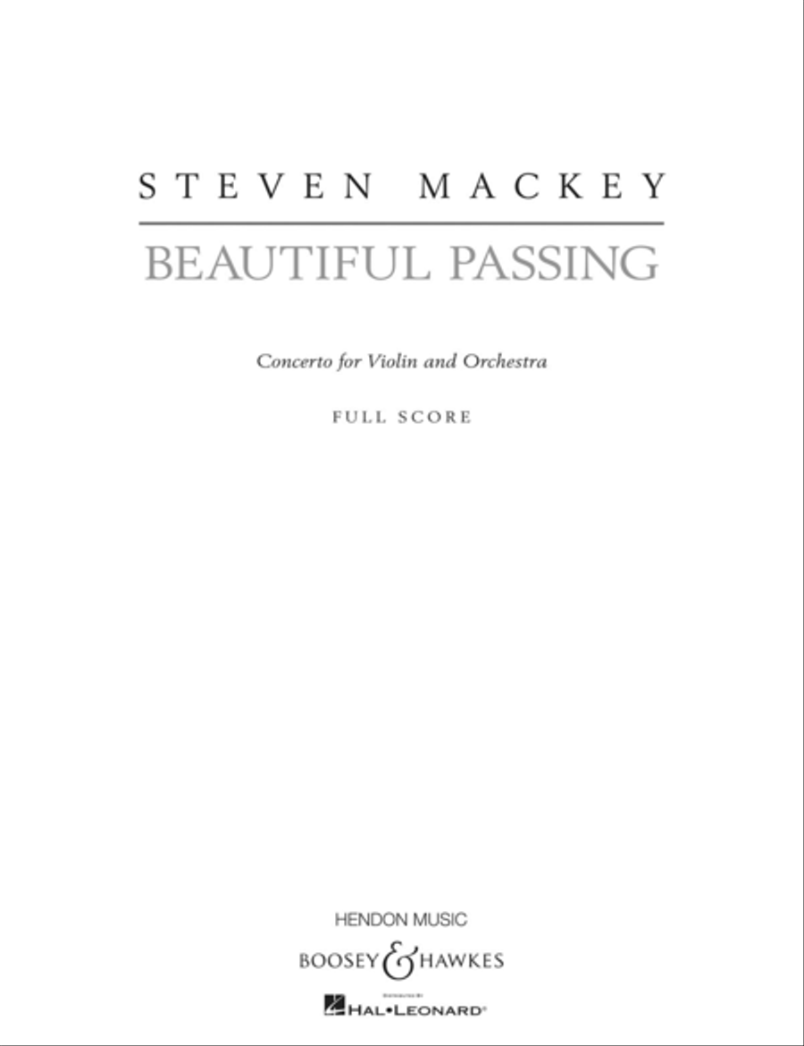Beautiful Passing Orchestra scores gallery preview page 1