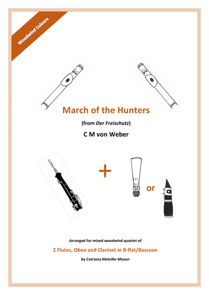 March of the Hunters (2 flutes, oboe & clarinet/bassoon) image number null