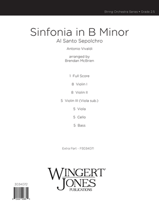 Sinfonia in B Minor