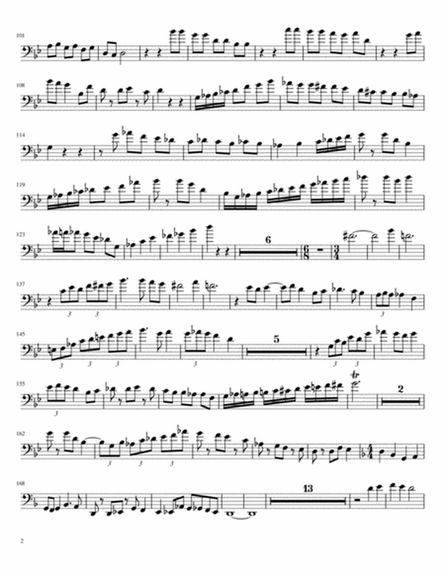 "Heritage" Euphonium Concerto (3rd Movement, Bass Clef) image number null