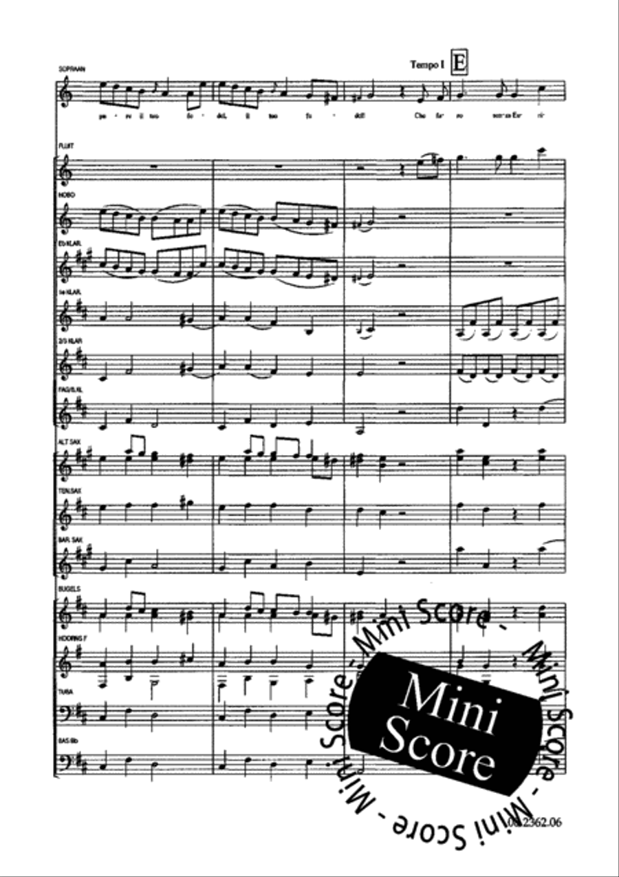 Orfeo e Euredice Mixed Choir scores gallery preview page 12