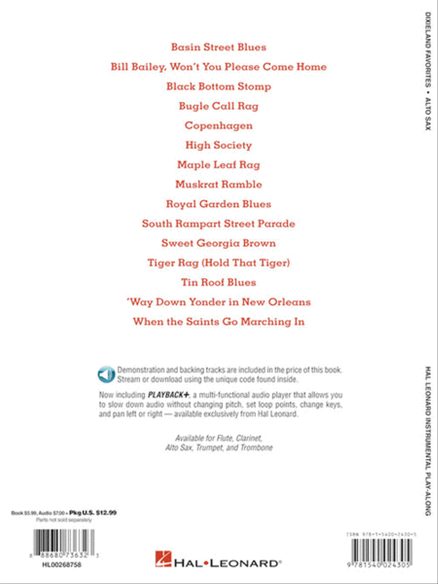 Dixieland Favorites Alto Saxophone scores gallery preview page 5