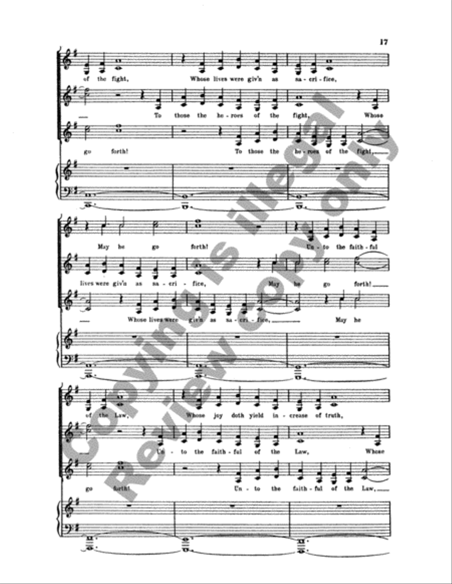 Choral Hymns from the Rig-Veda, Group 2 2-Part scores gallery preview page 10