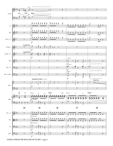 Angels From The Realms Of Glory - Full Score