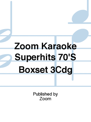 Zoom Karaoke Superhits 70'S Boxset 3Cdg