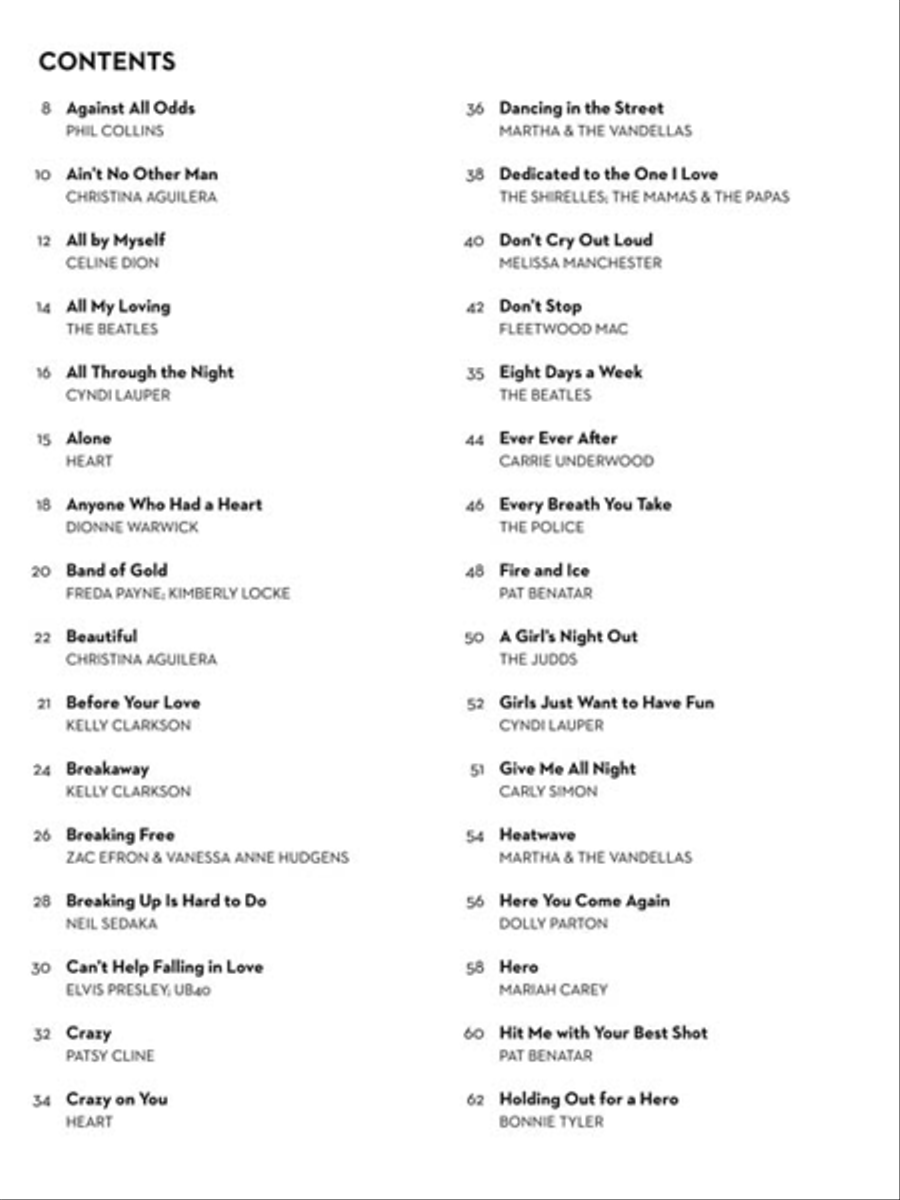 The 16-Bar Pop/Rock Audition Voice scores gallery preview page 3