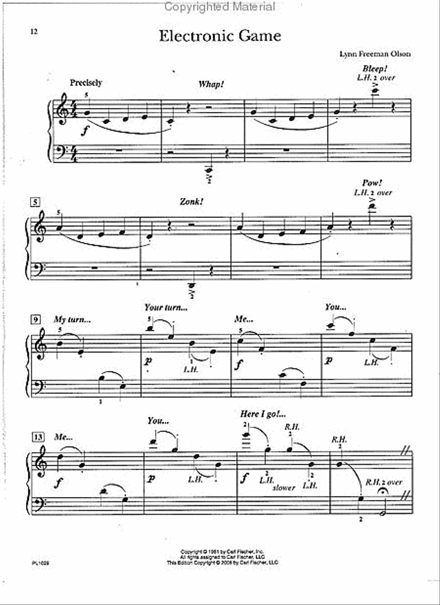 Lynn Freeman Olson Signature Collection - Volume 1 Easy Piano scores gallery preview page 2
