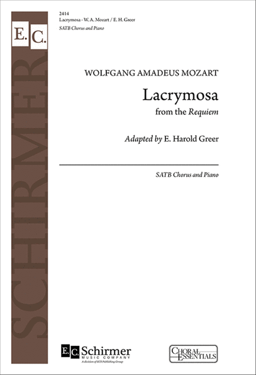 Requiem: Lacrymosa Requiem: Lacrymosa 4-Part scores gallery preview page 1